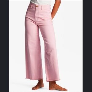 Billabong Pink Wide-Leg Pants NWT